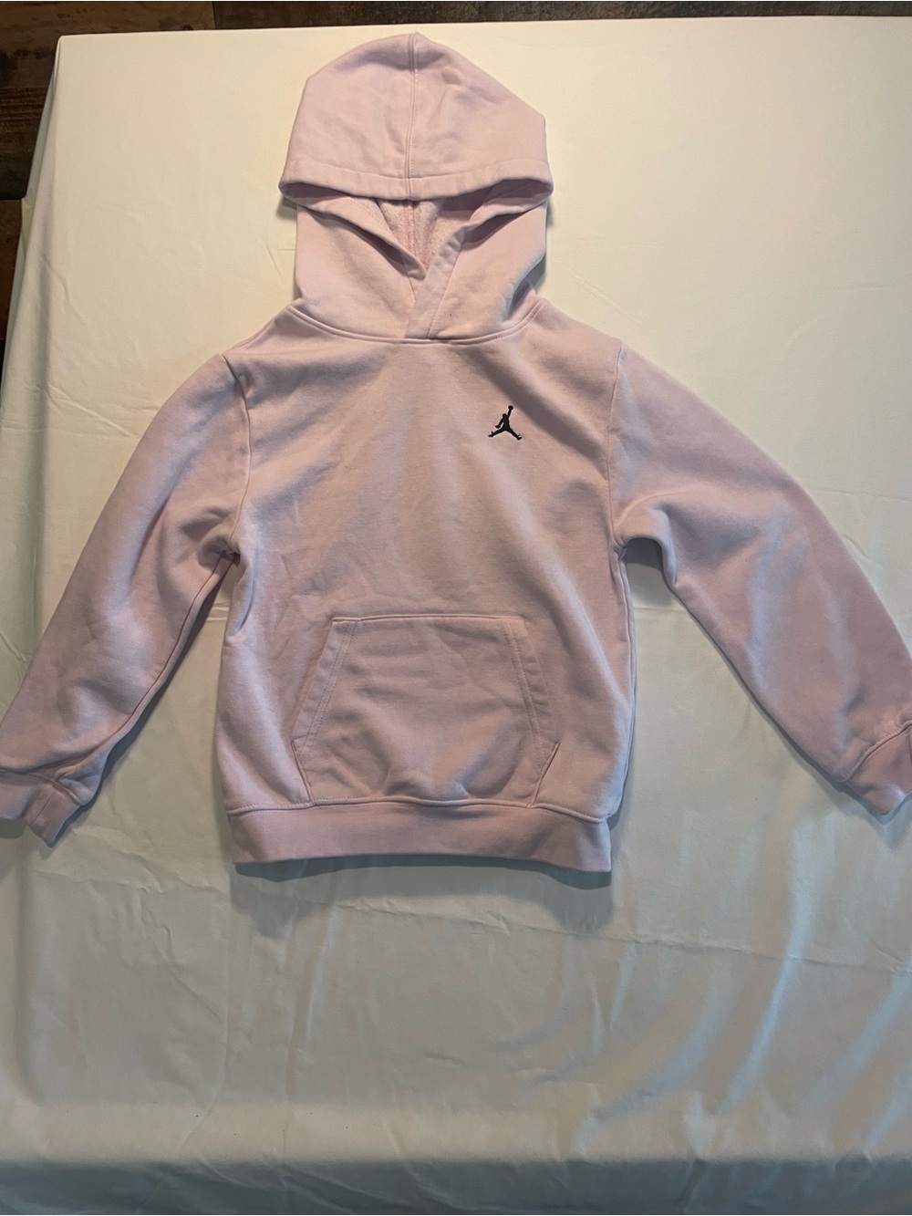 Jordan Light Pink Kids' Pullover Hoodie with Jumpman Logo